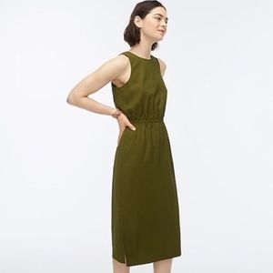 J. Crew back buttom midi dress